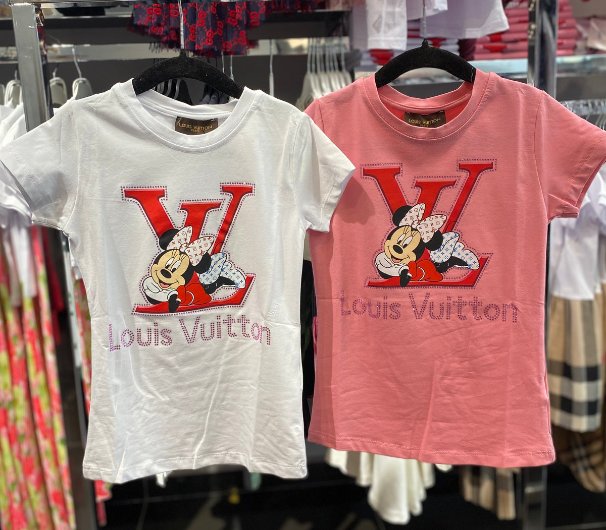 Louis Vuitton white Minnie Mouse t-shirt