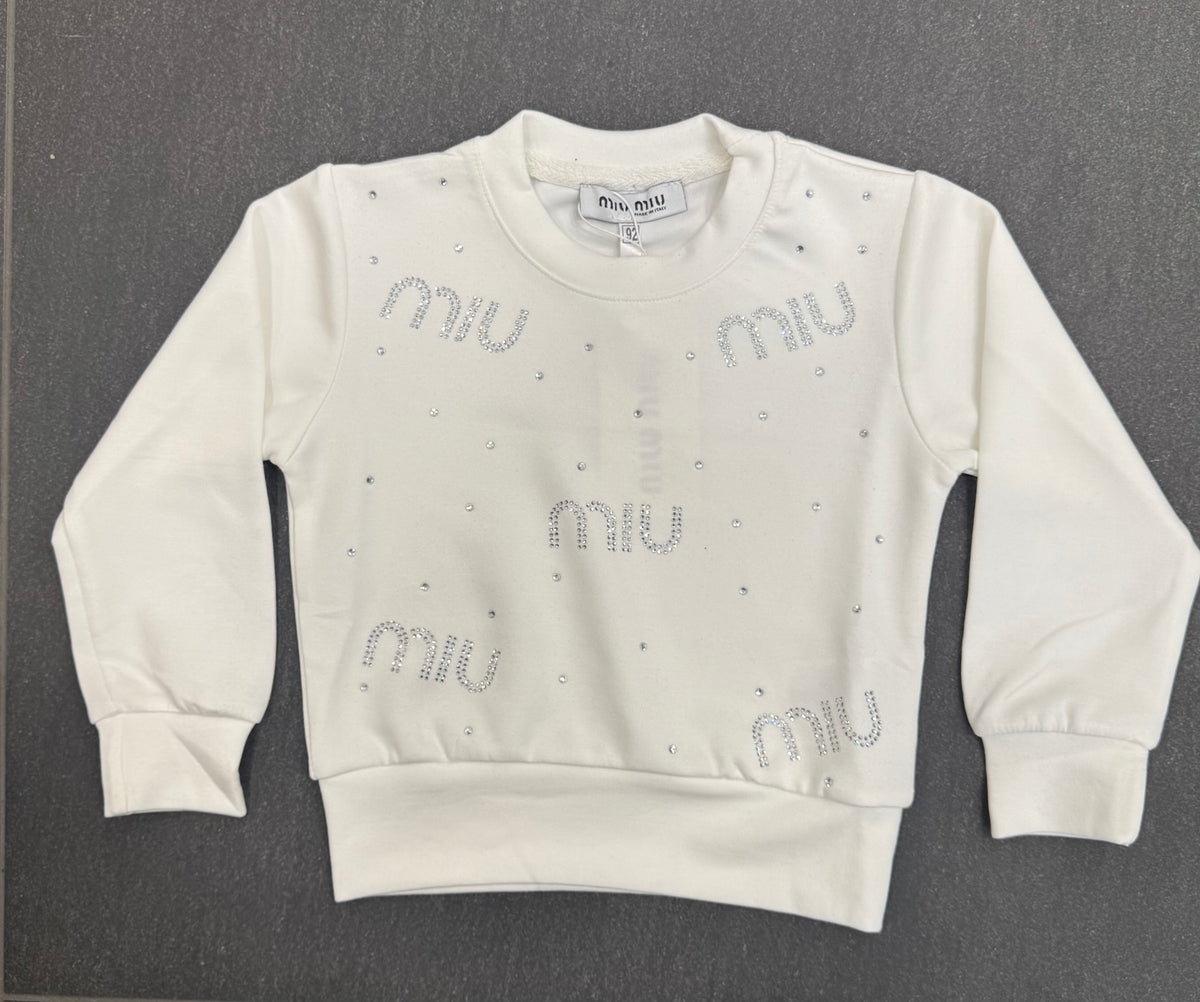 Miu Miu sweatshirt white