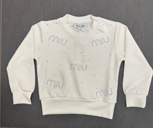 Miu Miu sweatshirt white