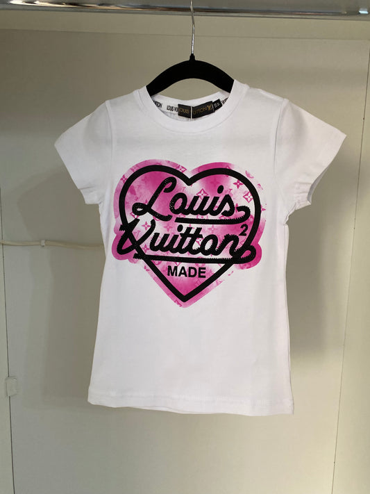 Louis Vuitton white-pink T-shirt