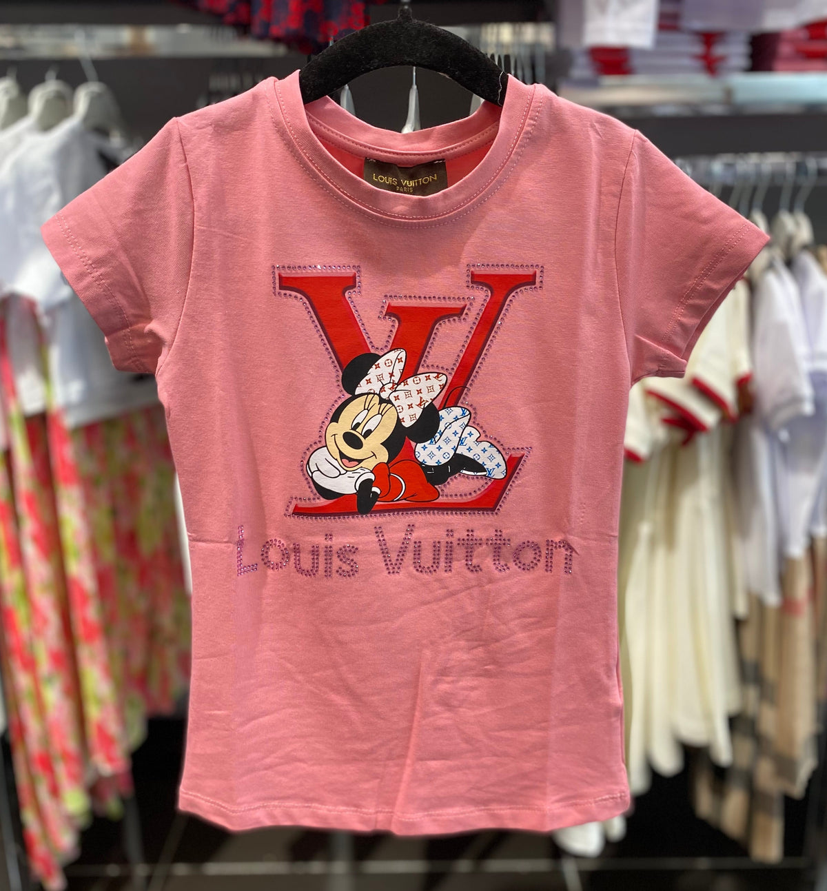 Louis Vuitton pink Minnie Mouse t-shirt