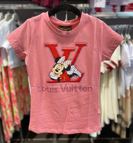 Louis Vuitton pink Minnie Mouse t-shirt