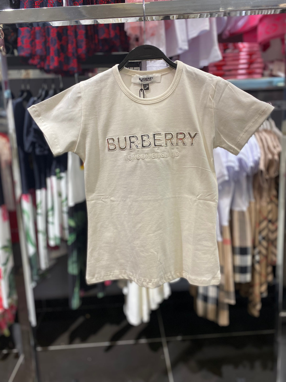 Burberry white classic T-shirt