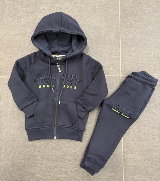 Boss tracksuit blue